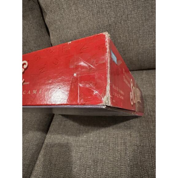 Vtg Scrabble Crossword Board Game Deluxe Edition Rotating Turntable 2001 Read - Picture 11 of 16